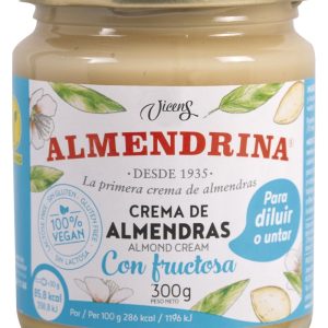 Almendrina Crema Almendras Fructosa Tarro 300  G