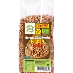 Avena Hinchada Con Miel Sin Gluten Bio 150 G