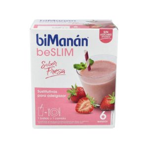 Batido Sustitutivo Fresa 6Sbrs.