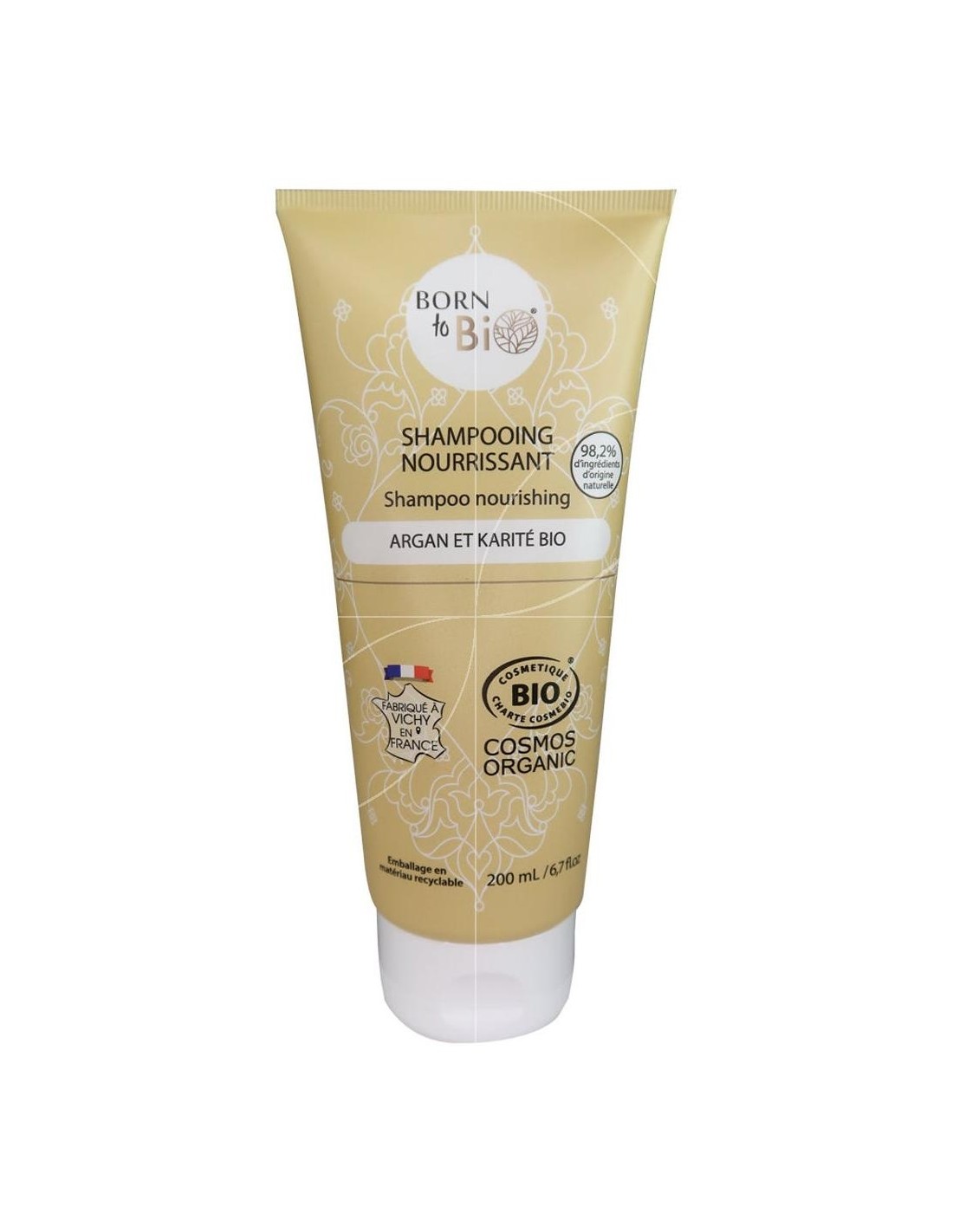 Born To Bio Champu Nutritivo Argan Y Karite Bio 200Ml