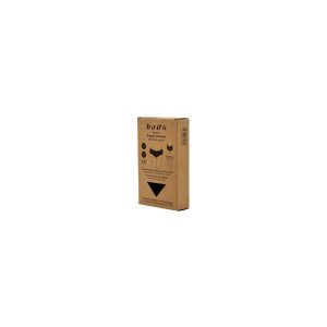 Braguita Menstrual Negra Sin Costura Talla 2Xl.