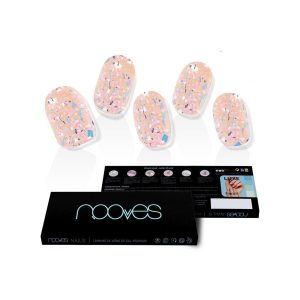 Láminas De Uñas De Gel Peach Galettes Premium Luxe Metallic 20 U