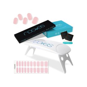 Nooves Láminas Uñas Gel Premium Estuche Rosa 5Uds