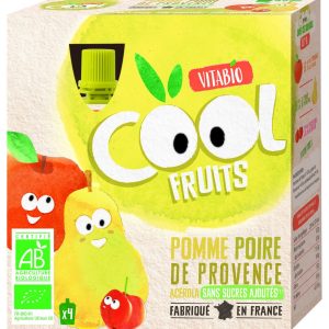 Vitabio Pack Cool Fruits Manzana Pera 4X90G