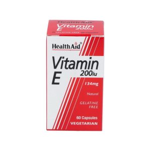 Vit. E Natural 200Ui 60Vcap. Health Aid