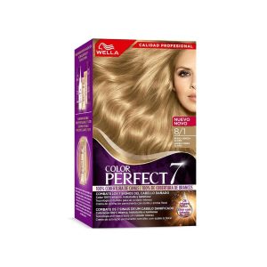 Wella Color Perfect 7 100% Cobertura De Canas 8/1-Rubio Ceniza Claro 6 U